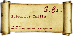 Stieglitz Csilla névjegykártya